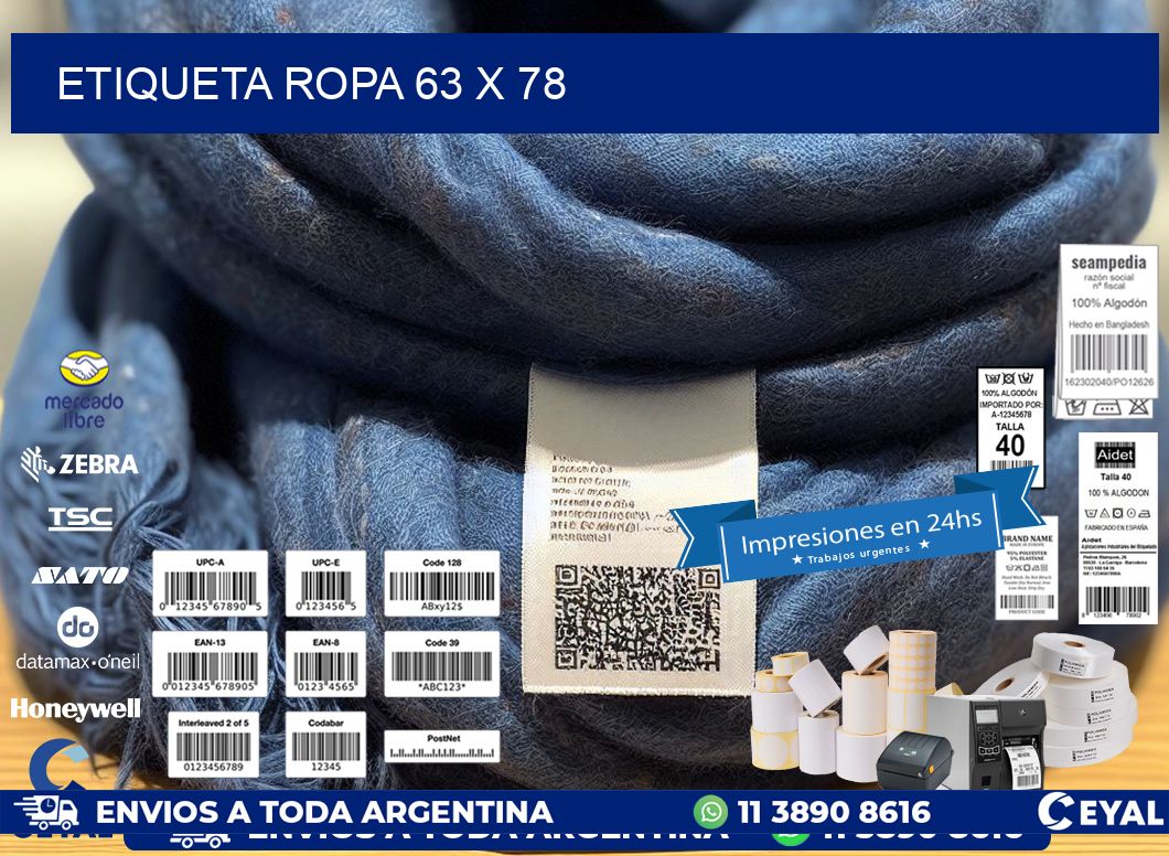 ETIQUETA ROPA 63 x 78