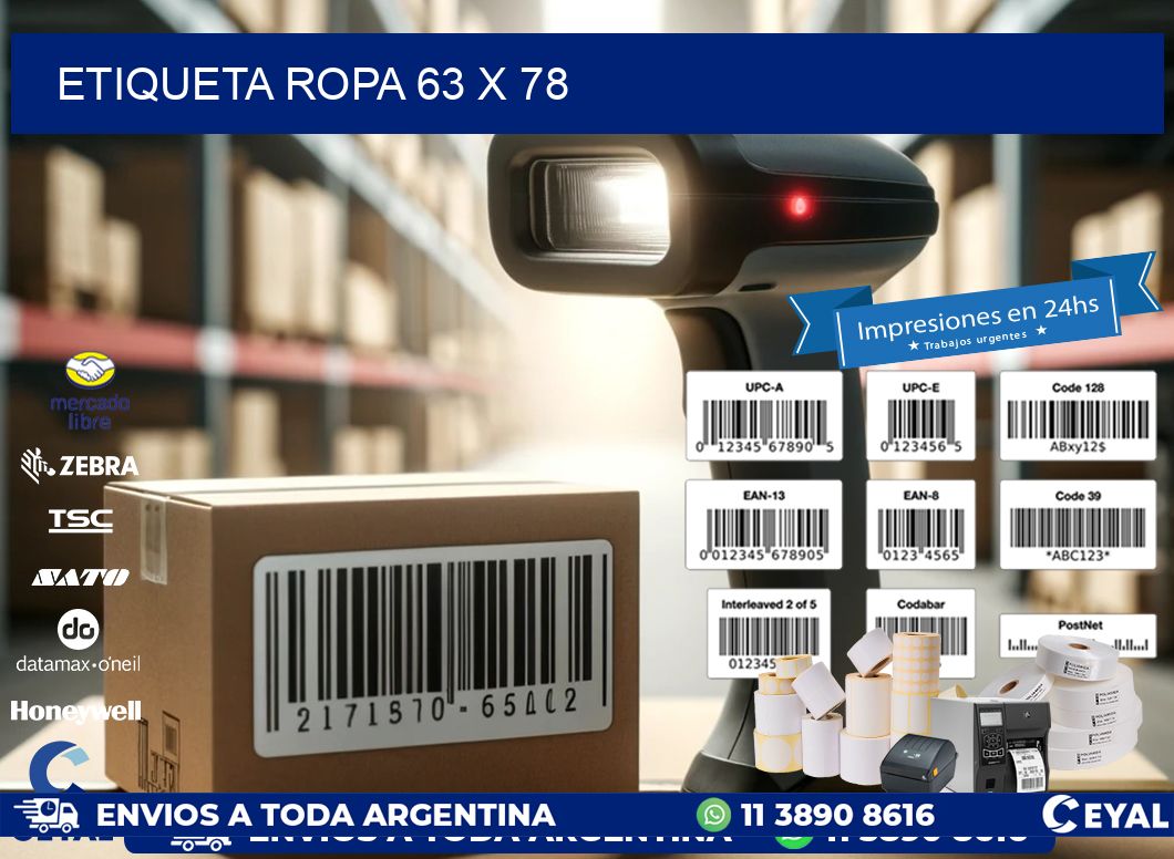 ETIQUETA ROPA 63 x 78
