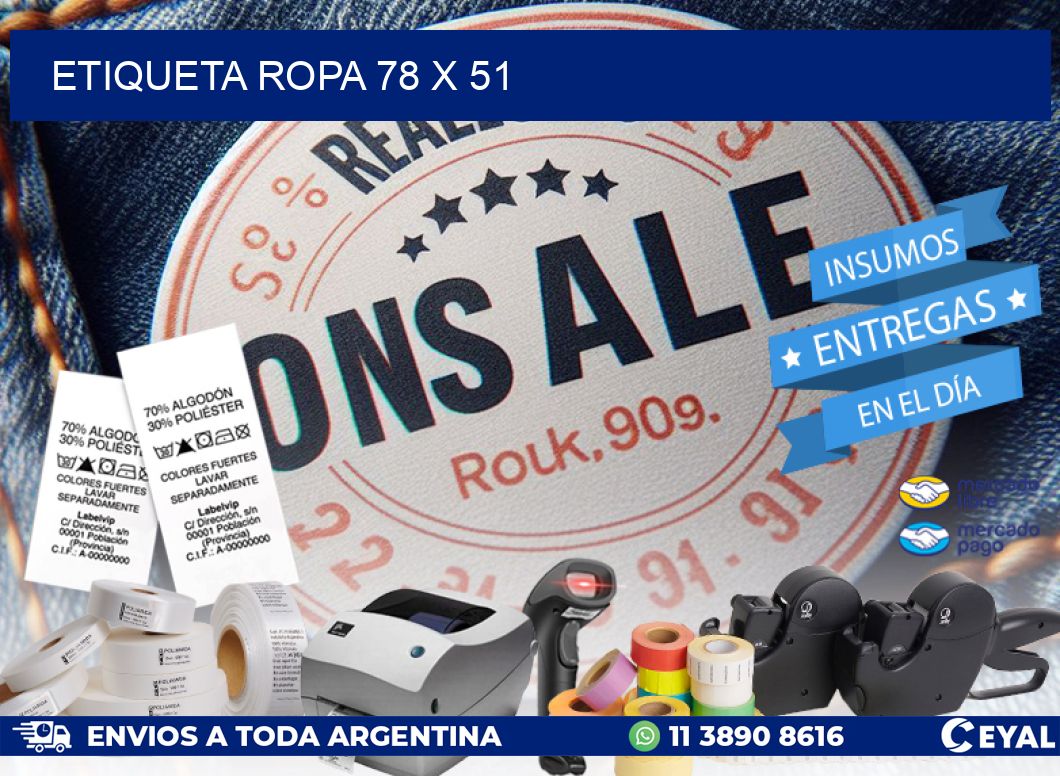 ETIQUETA ROPA 78 x 51