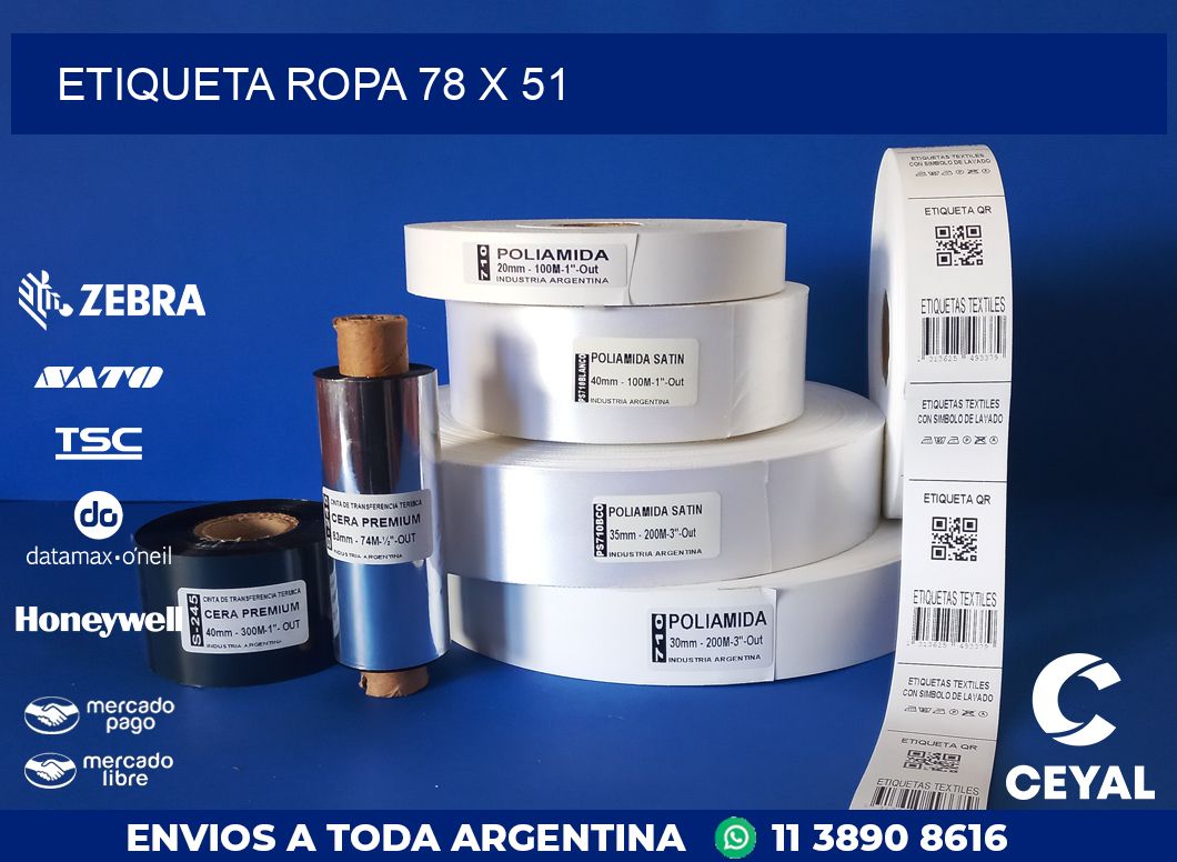 ETIQUETA ROPA 78 x 51