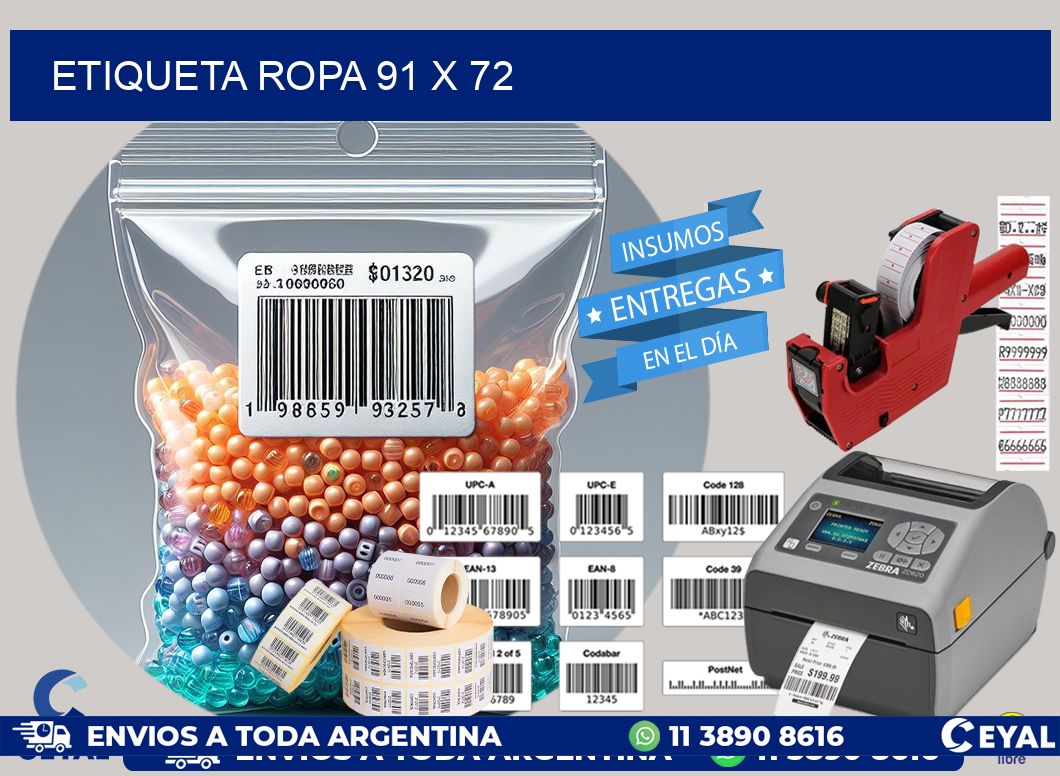 ETIQUETA ROPA 91 x 72