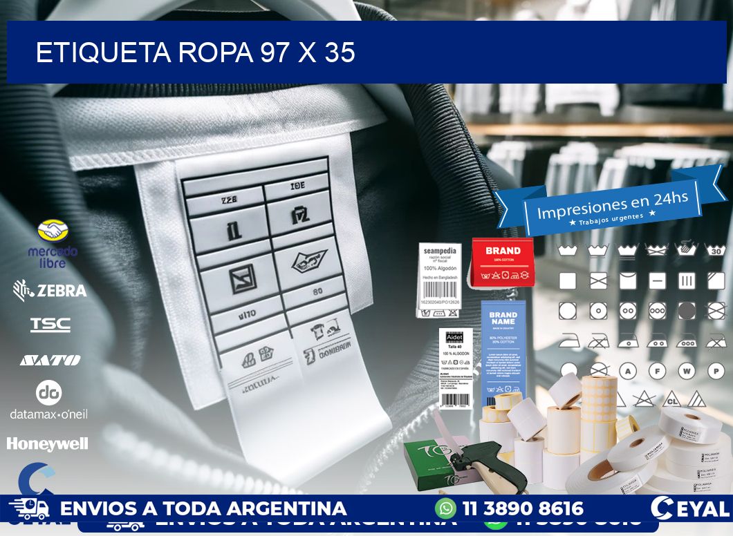 ETIQUETA ROPA 97 x 35
