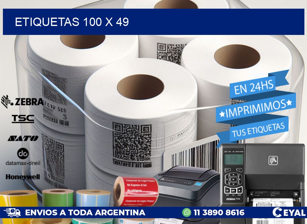 ETIQUETAS 100 x 49