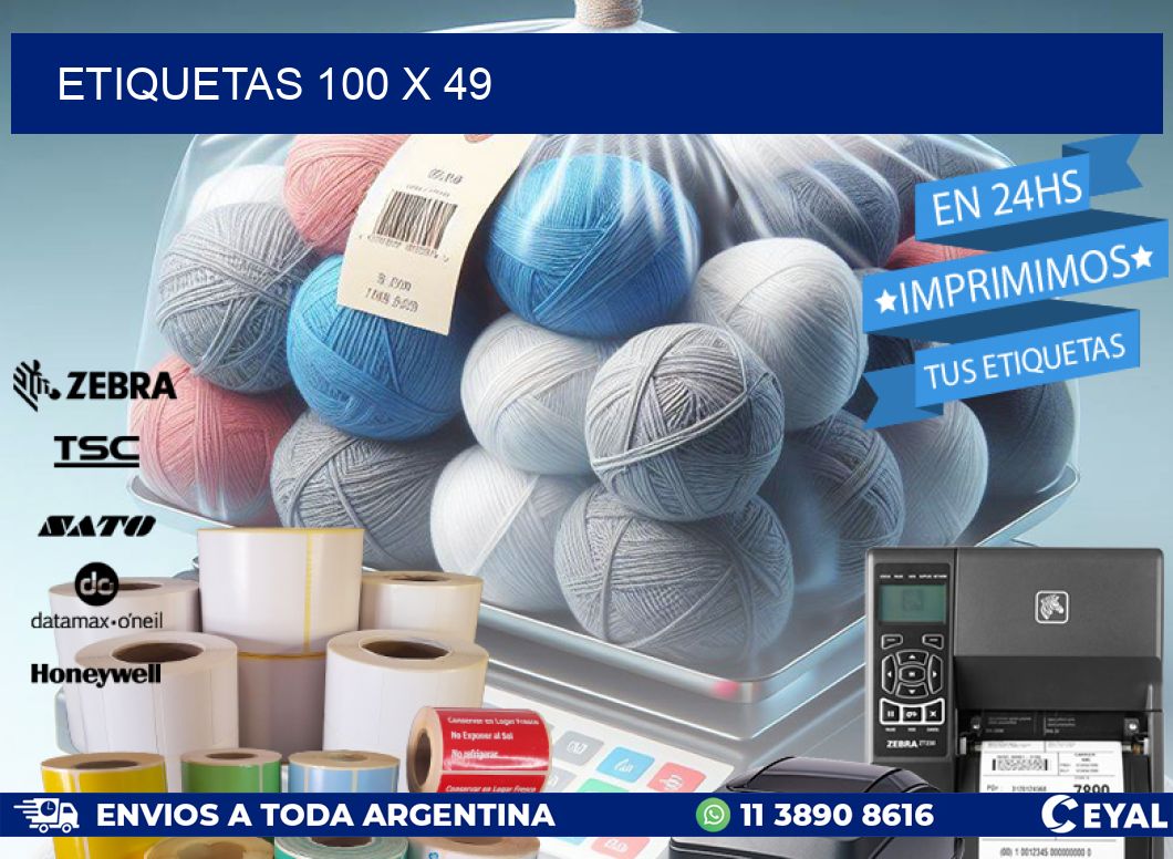 ETIQUETAS 100 x 49