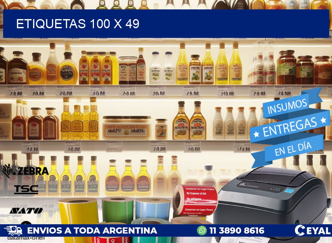ETIQUETAS 100 x 49