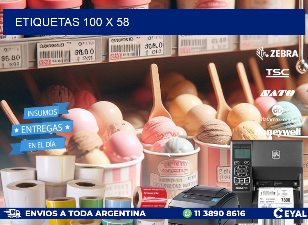 ETIQUETAS 100 x 58