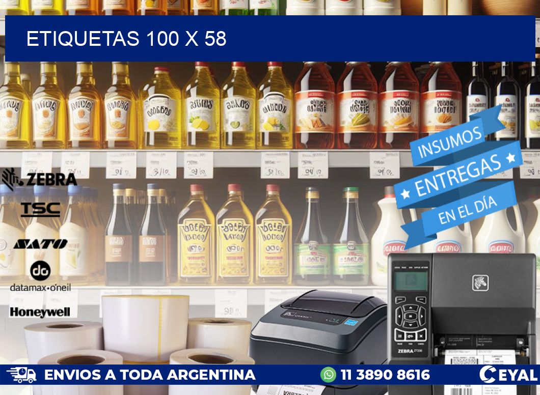 ETIQUETAS 100 x 58
