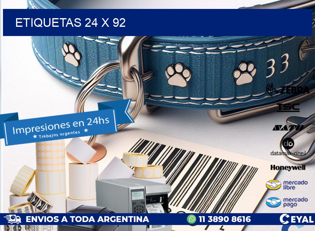 ETIQUETAS 24 x 92