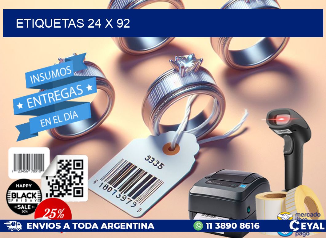 ETIQUETAS 24 x 92