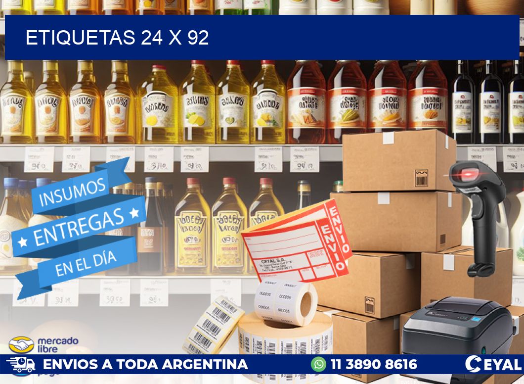 ETIQUETAS 24 x 92