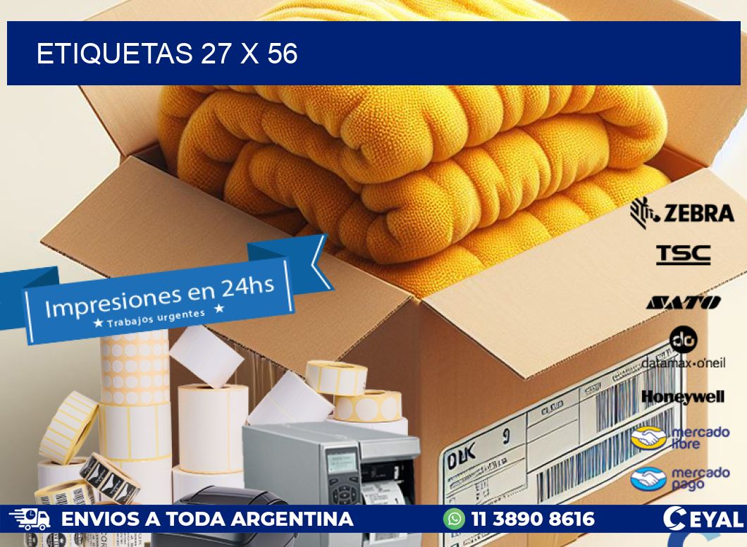ETIQUETAS 27 x 56
