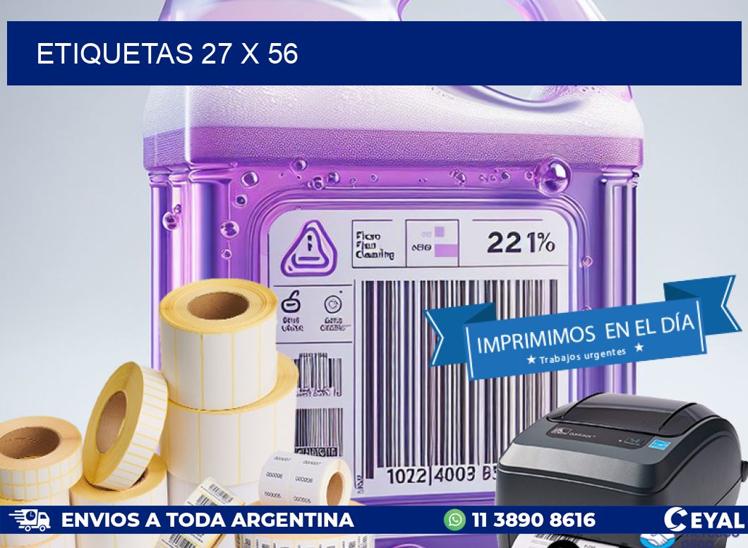 ETIQUETAS 27 x 56