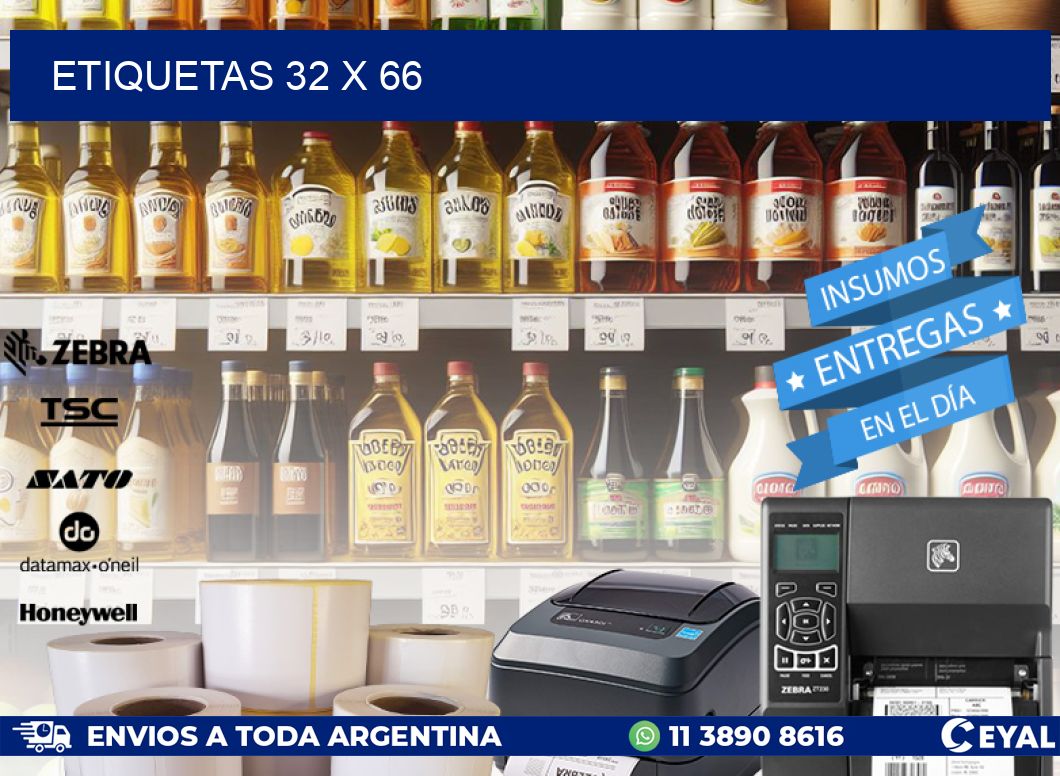 ETIQUETAS 32 x 66