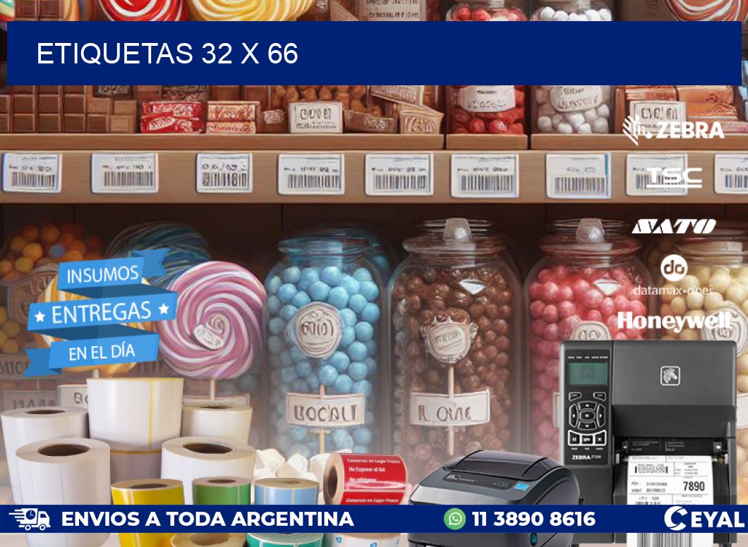 ETIQUETAS 32 x 66
