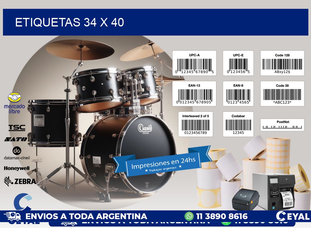 ETIQUETAS 34 x 40