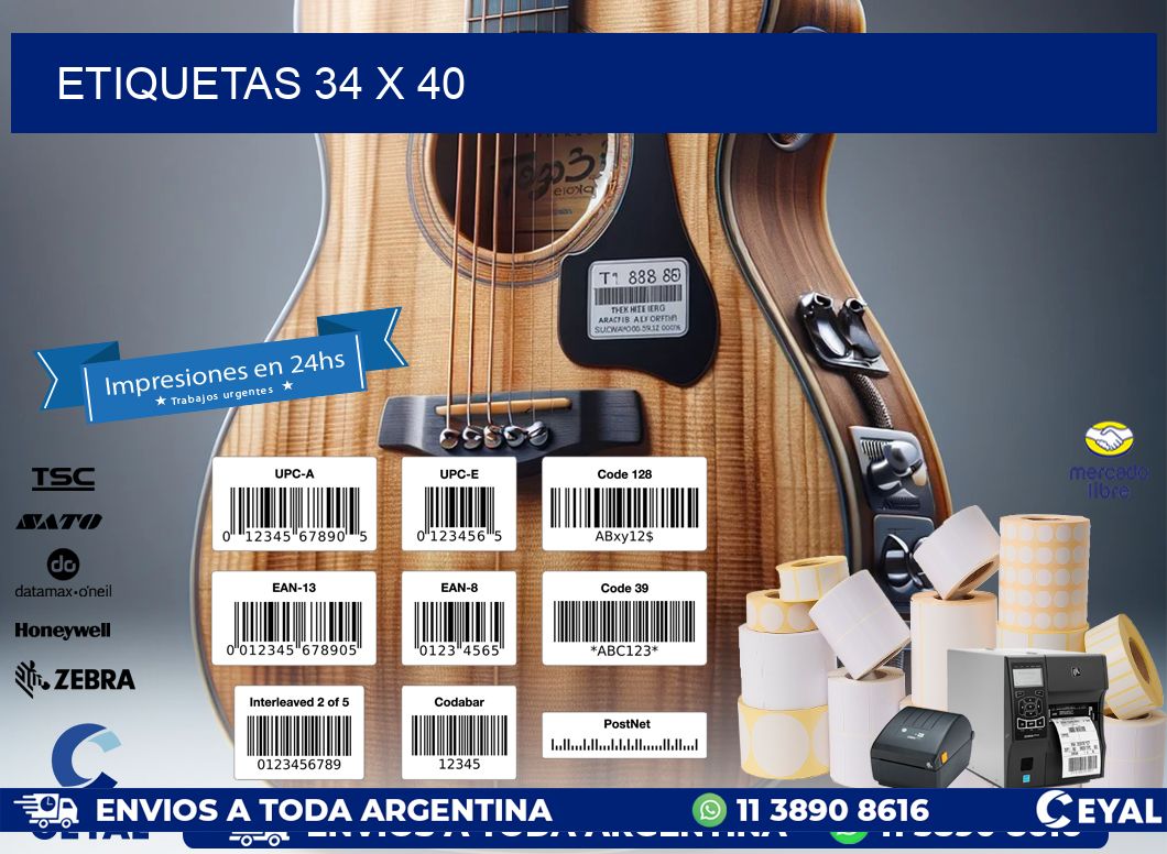 ETIQUETAS 34 x 40