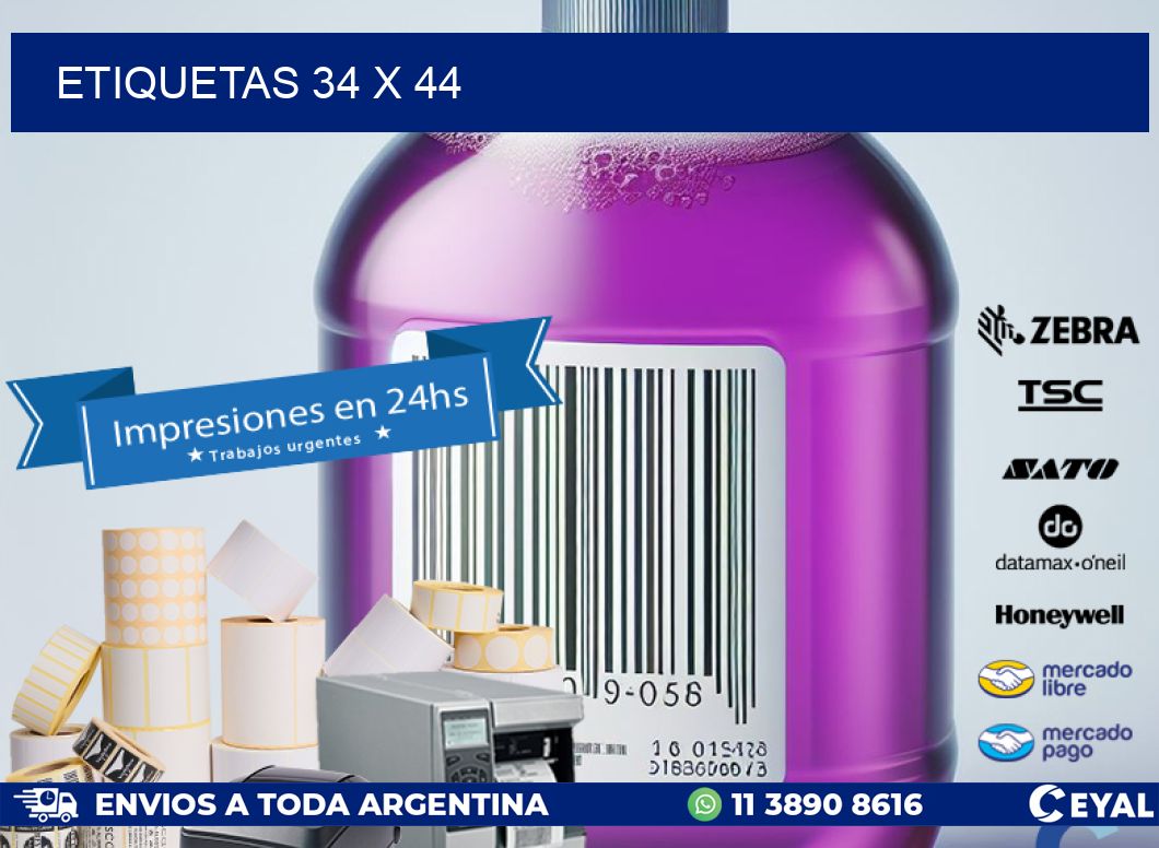 ETIQUETAS 34 x 44