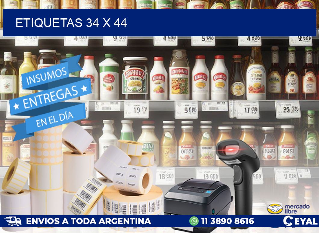 ETIQUETAS 34 x 44