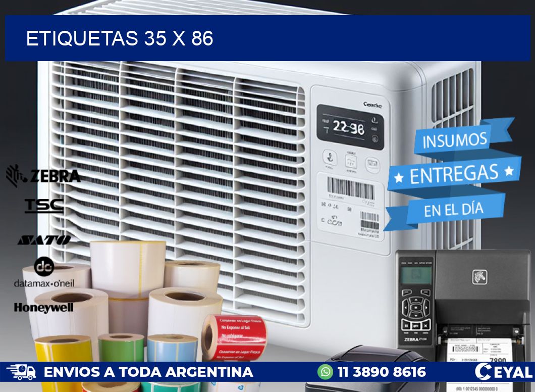 ETIQUETAS 35 x 86