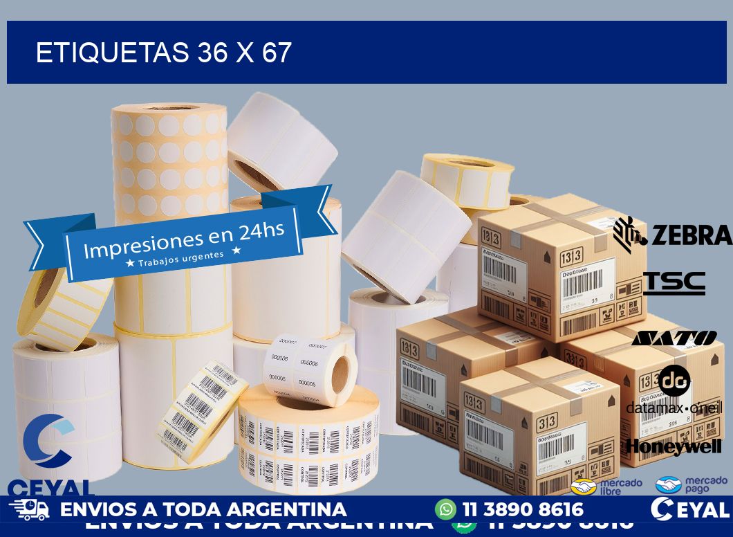 ETIQUETAS 36 x 67