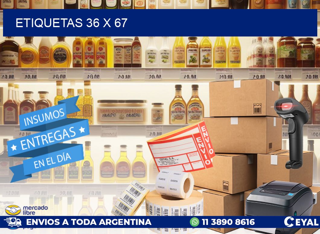 ETIQUETAS 36 x 67