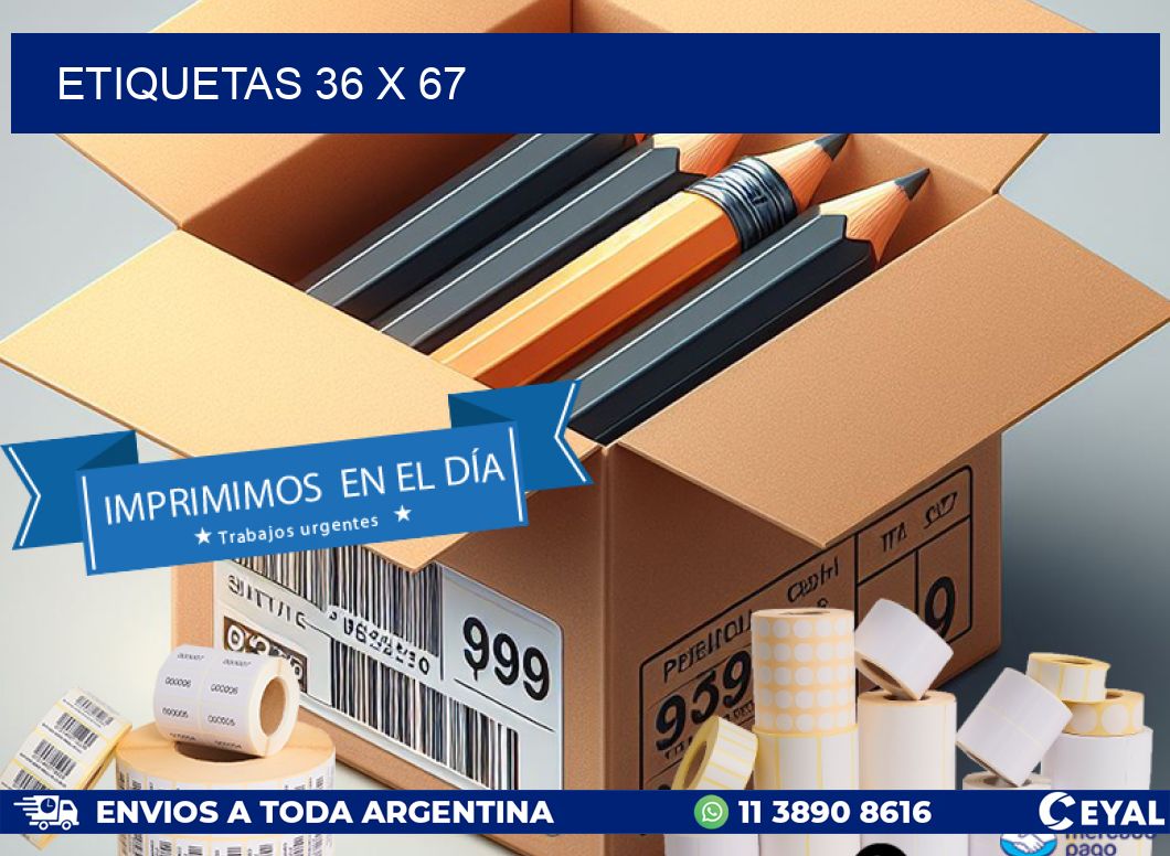 ETIQUETAS 36 x 67