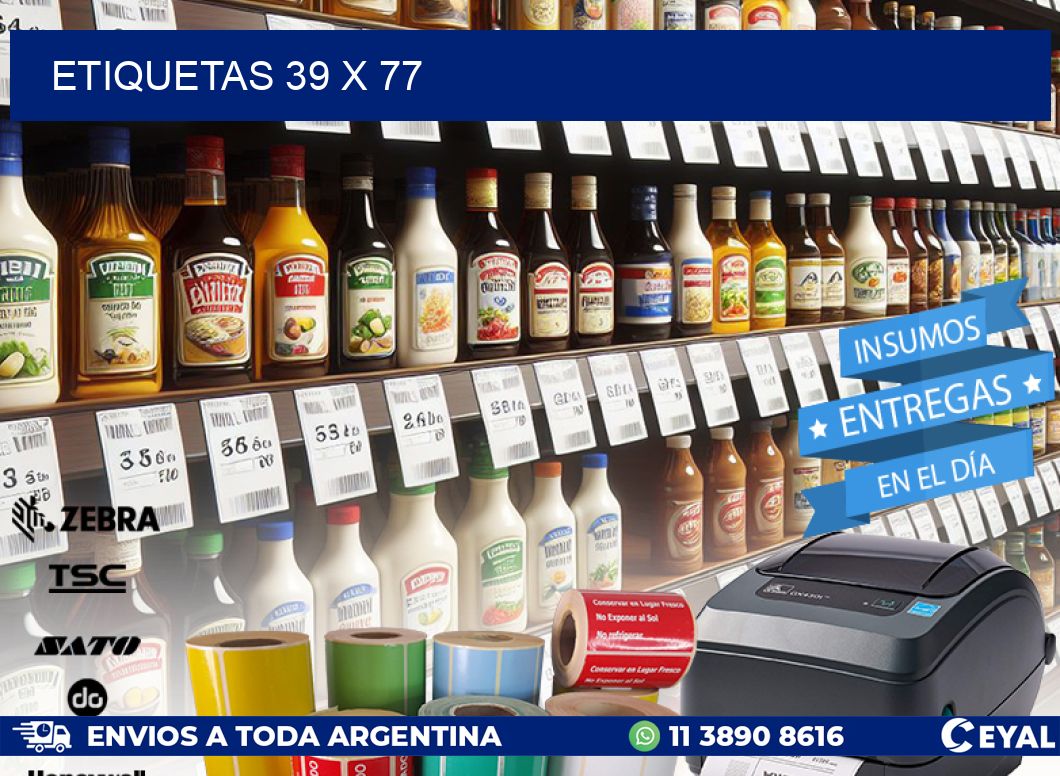 ETIQUETAS 39 x 77