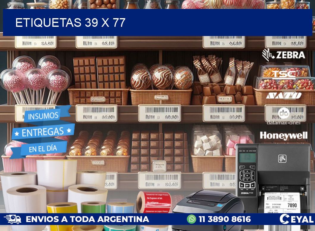 ETIQUETAS 39 x 77