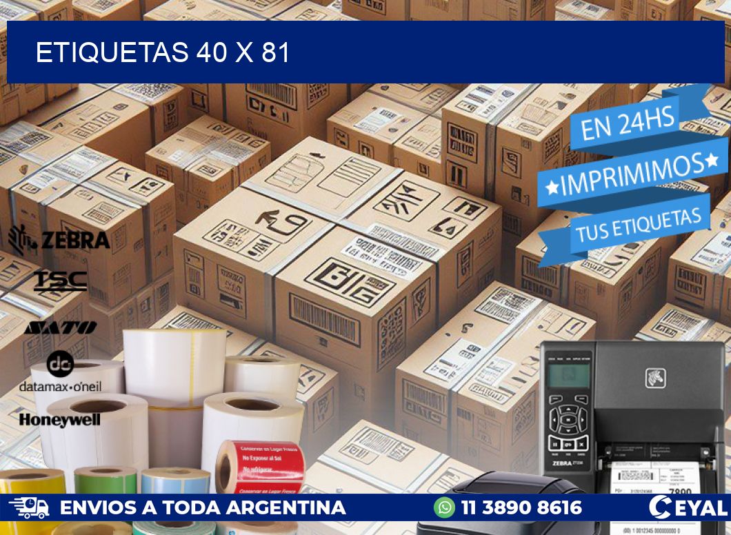 ETIQUETAS 40 x 81