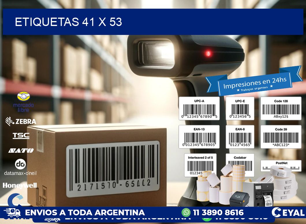 ETIQUETAS 41 x 53