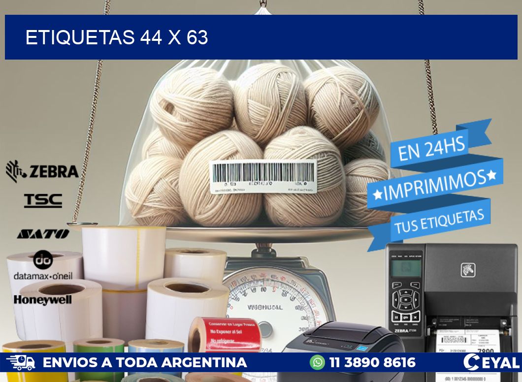 ETIQUETAS 44 x 63