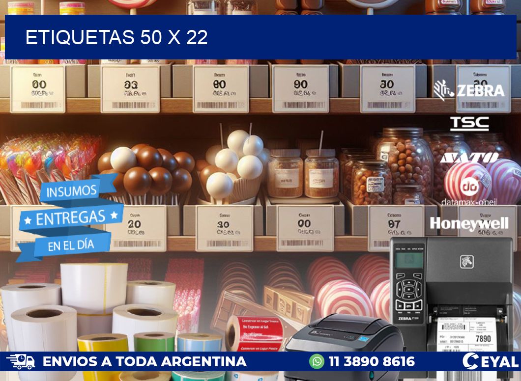 ETIQUETAS 50 x 22