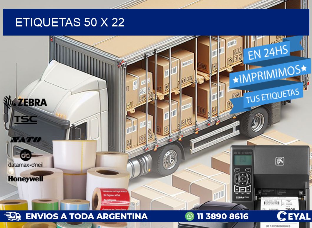 ETIQUETAS 50 x 22