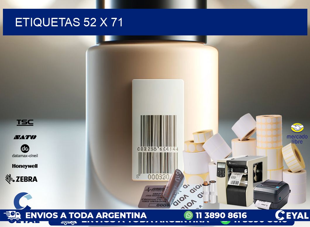 ETIQUETAS 52 x 71