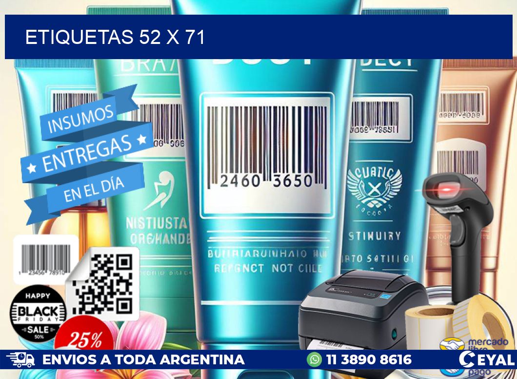 ETIQUETAS 52 x 71