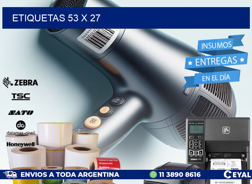 ETIQUETAS 53 x 27