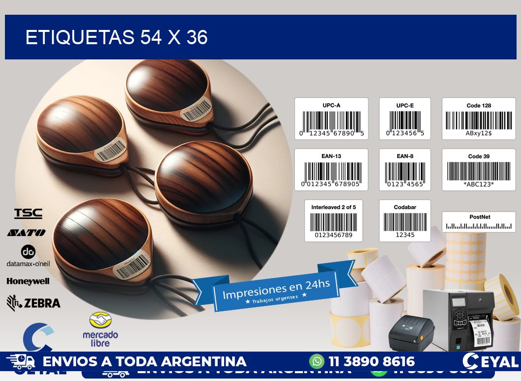 ETIQUETAS 54 x 36