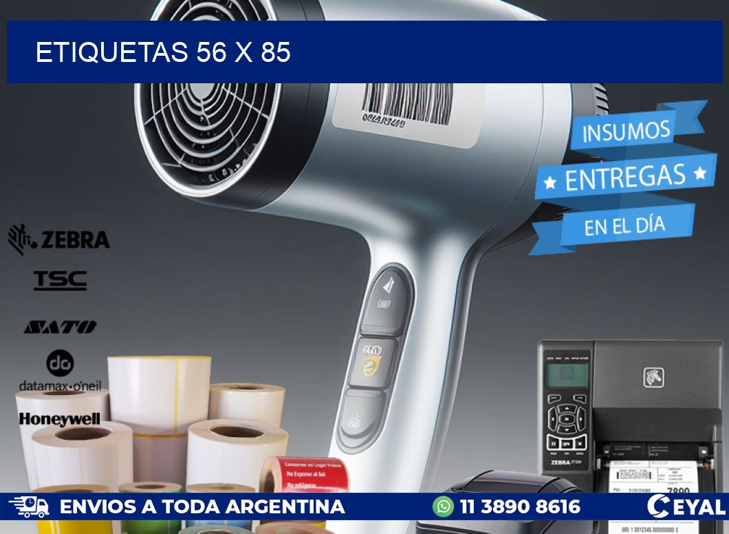 ETIQUETAS 56 x 85