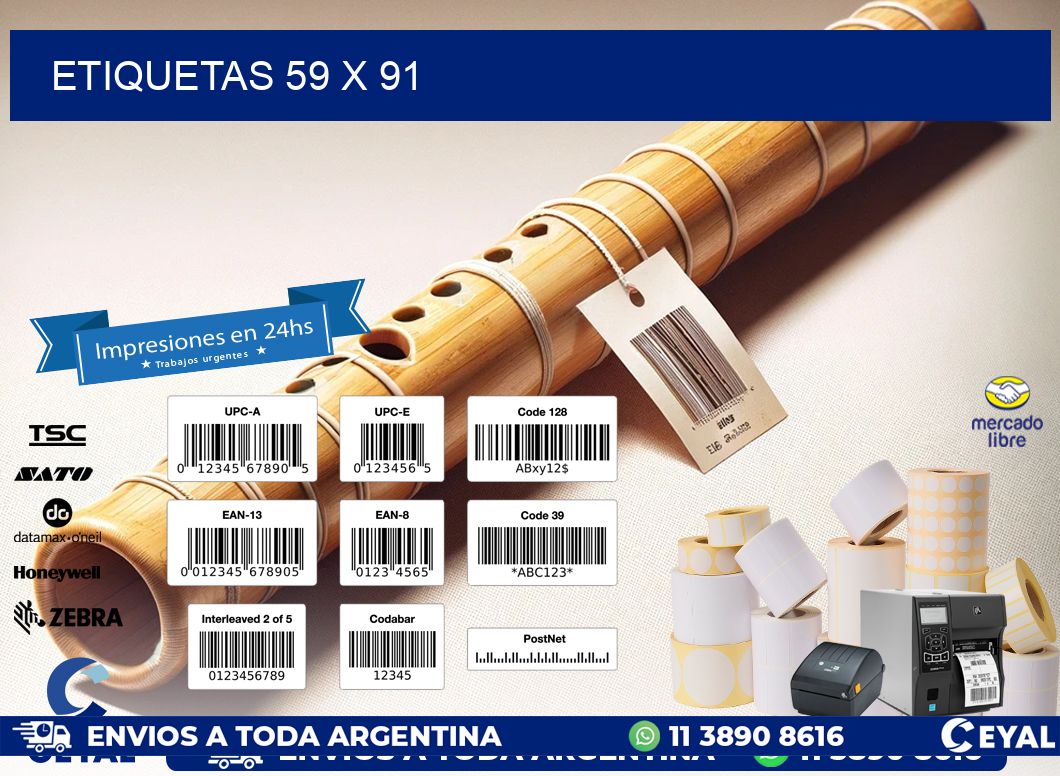 ETIQUETAS 59 x 91