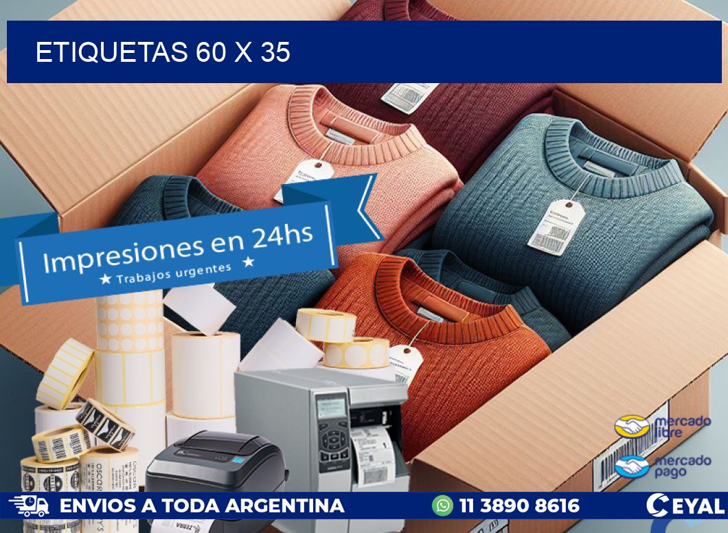 ETIQUETAS 60 x 35