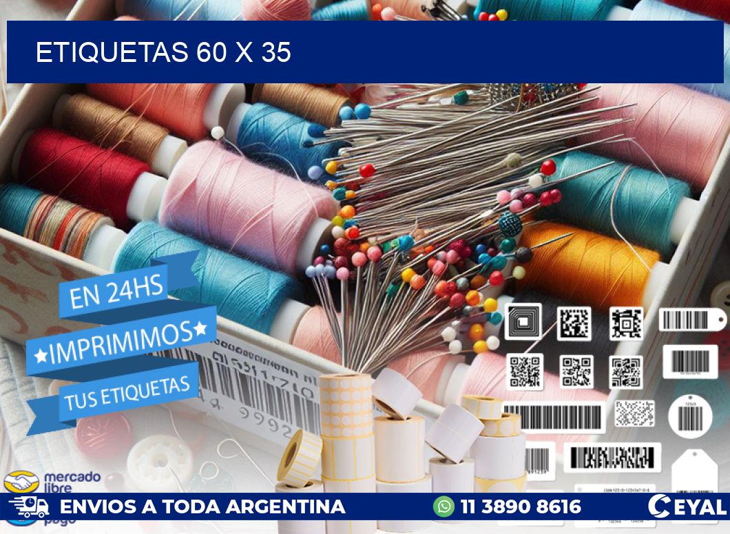 ETIQUETAS 60 x 35