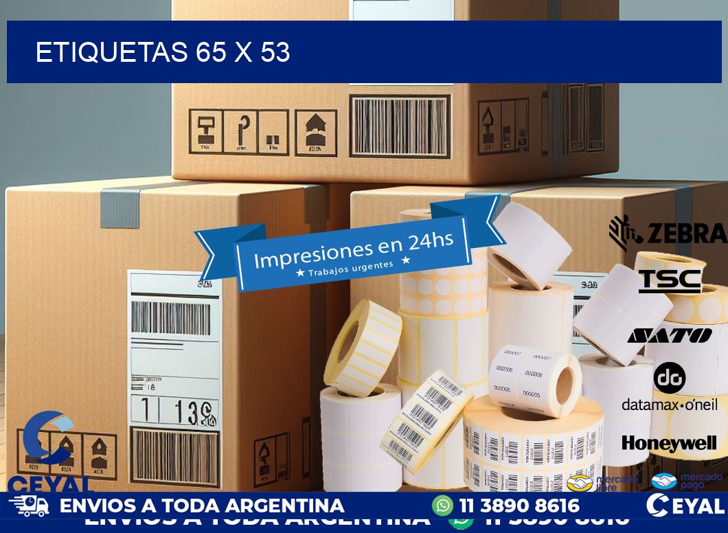 ETIQUETAS 65 x 53
