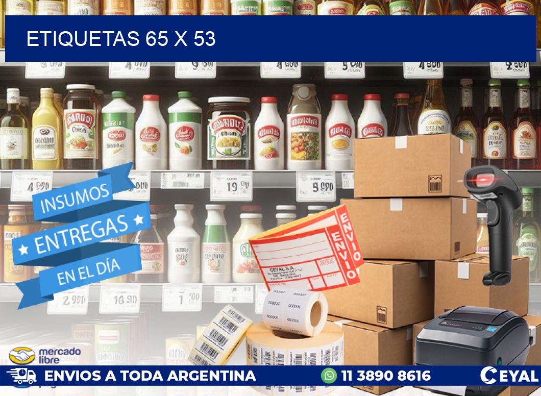 ETIQUETAS 65 x 53
