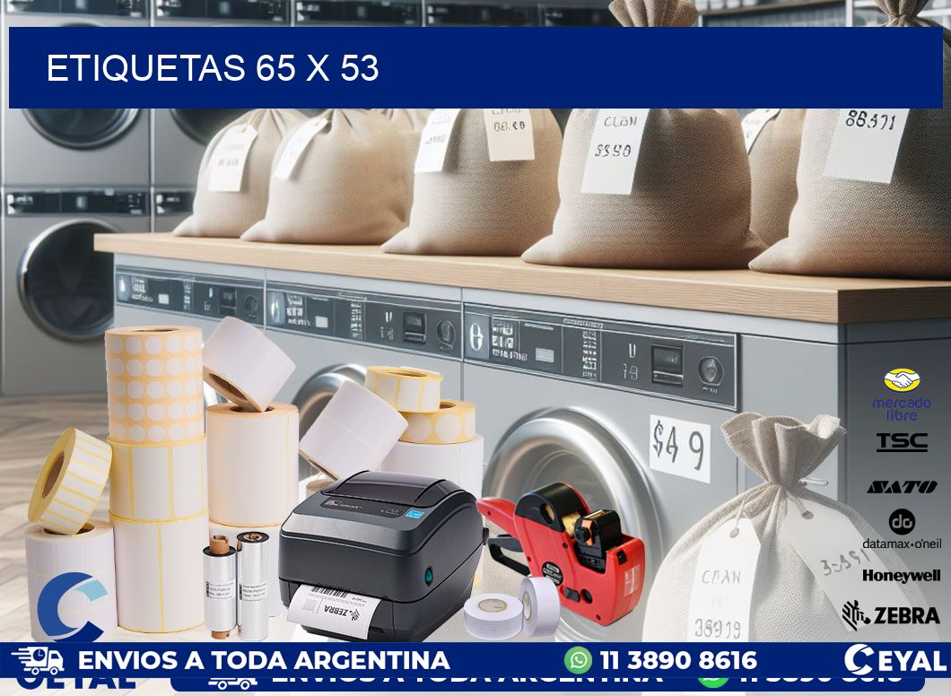 ETIQUETAS 65 x 53