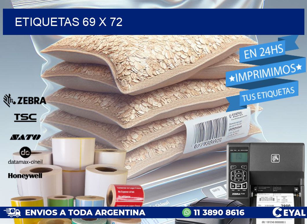 ETIQUETAS 69 x 72