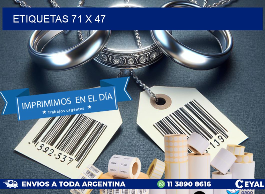 ETIQUETAS 71 x 47