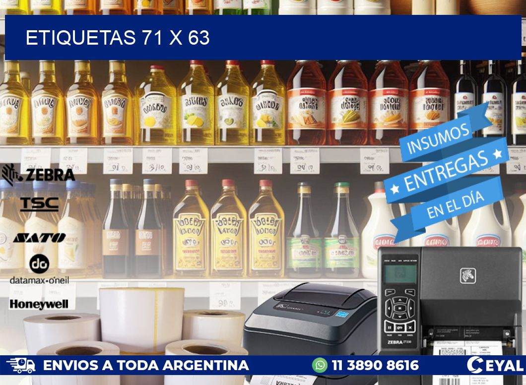 ETIQUETAS 71 x 63