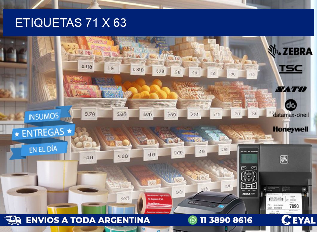 ETIQUETAS 71 x 63