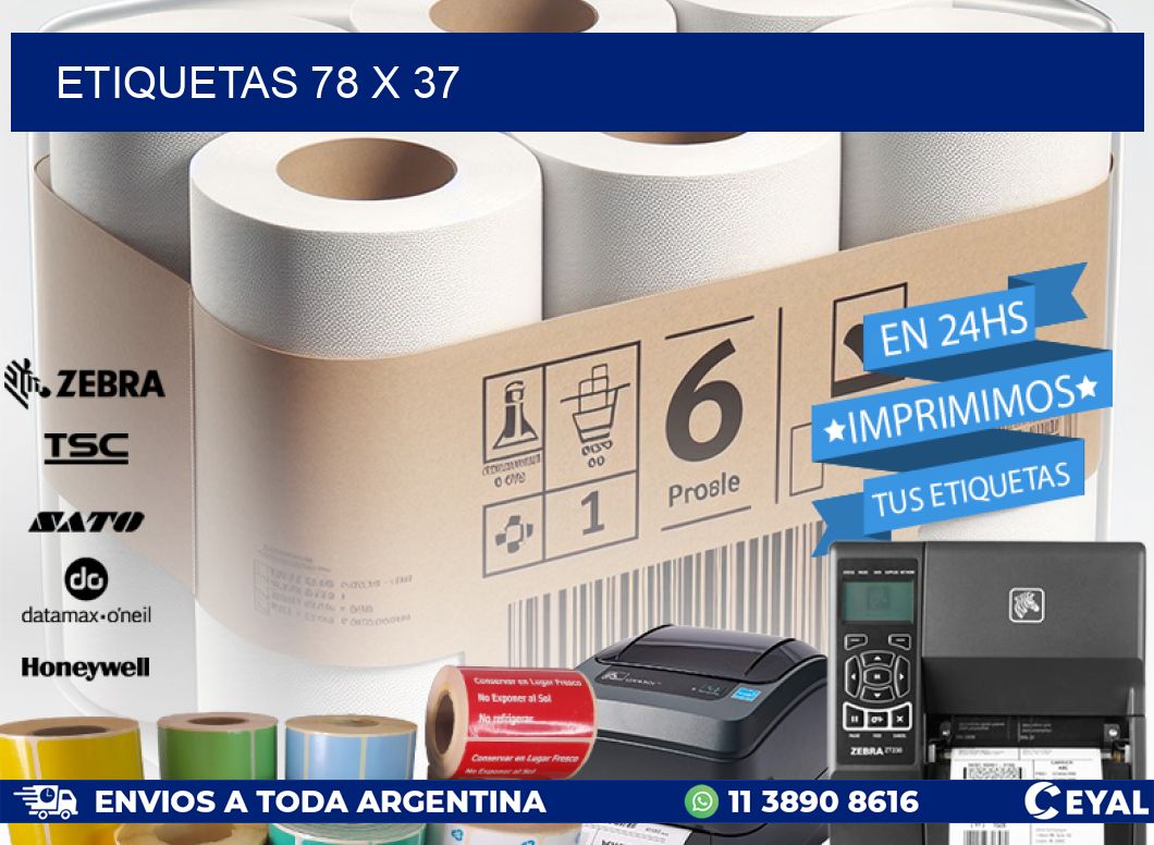 ETIQUETAS 78 x 37