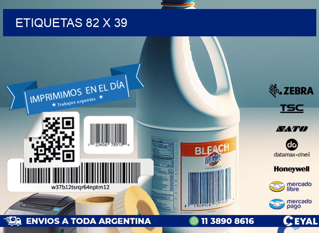 ETIQUETAS 82 x 39